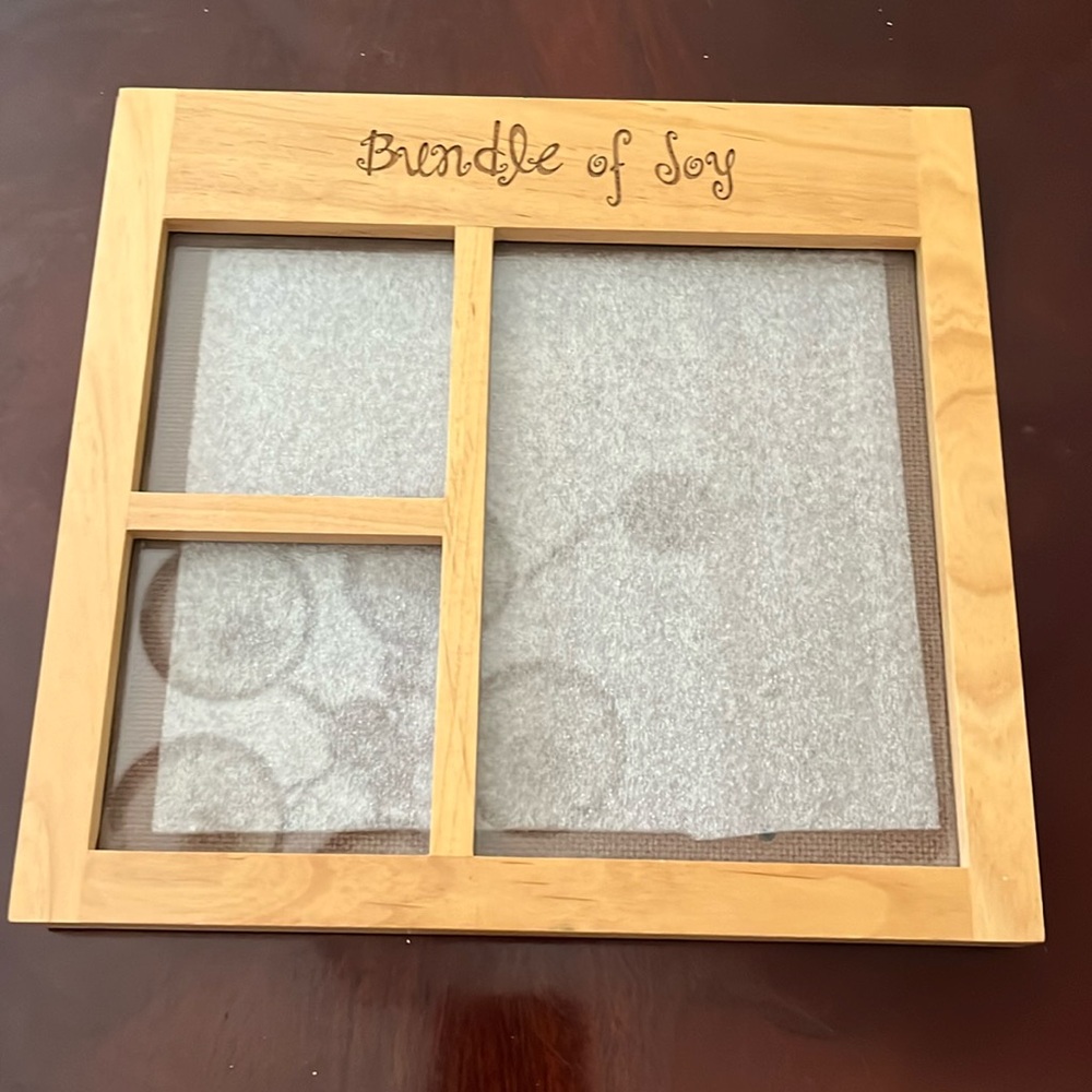 Decorel Collage BUNDLE OF JOY Wall/Tabletop Frame (one 5x7"/two 3x3").